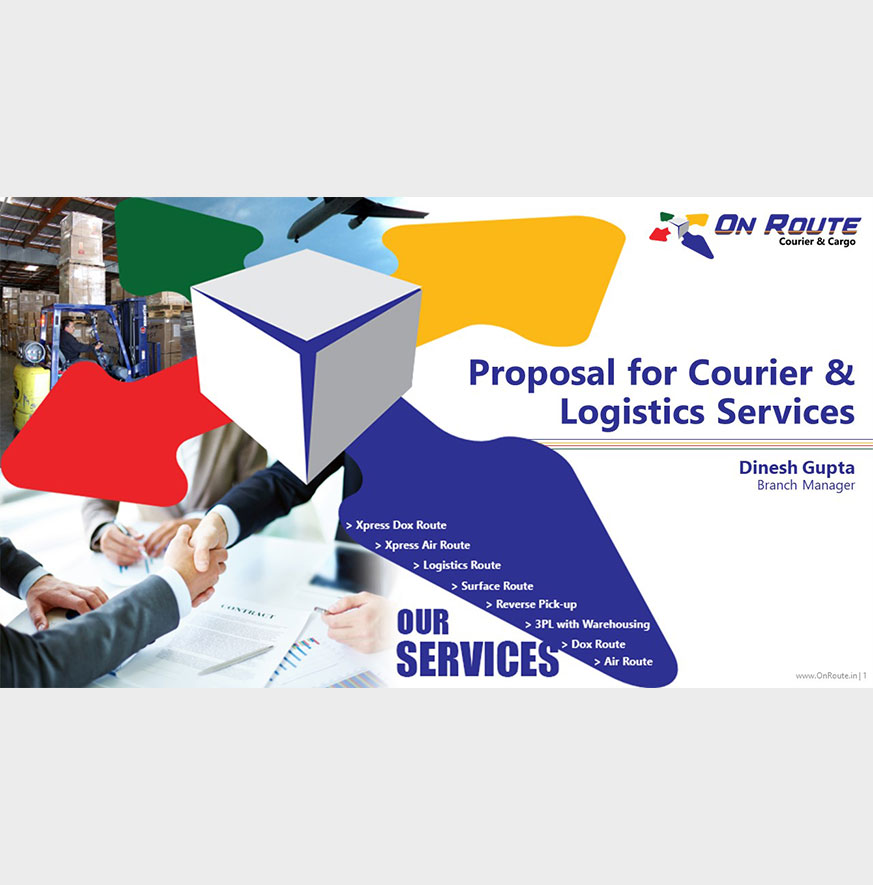 On Route Courier & Cargo - PPT Design 1